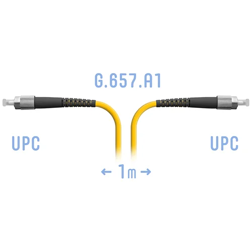 Патчкорд оптический SNR-PC-FC/UPC-A SM -1метр
